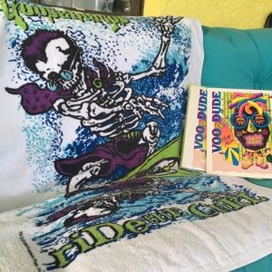 Goosebumps skeleton beach towel